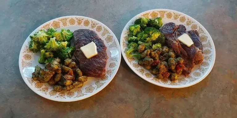 Mouthwatering Lemon Garlic Butter Steak with Broccoli Recipe Table