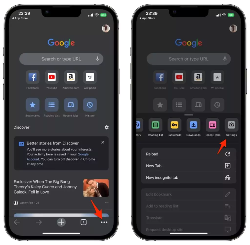 With iOS 17, there's a new feature that allows you to enable Face ID or a passcode requirement to access private browsing in Chrome.