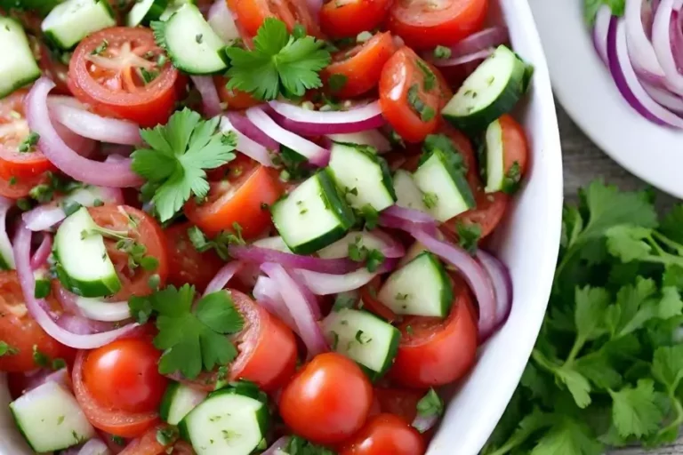 Delight of Tomato Cucumber Salad