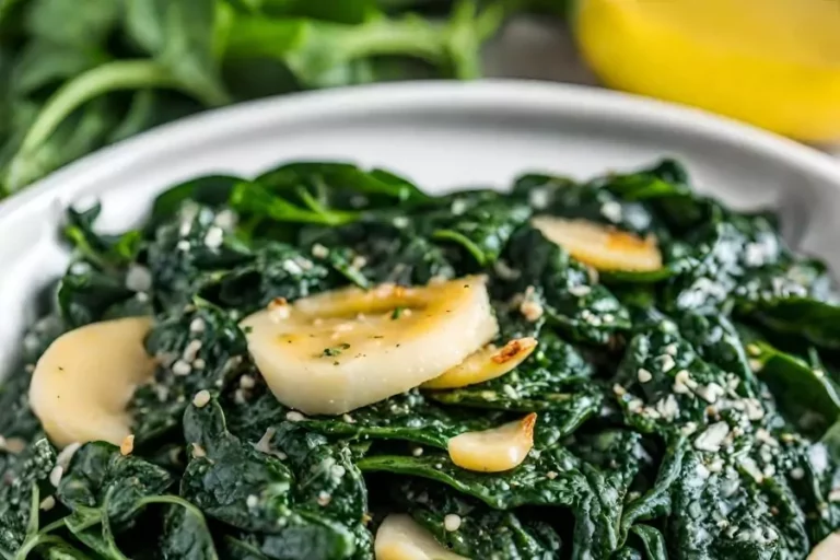 Our Delicious Garlic Butter Sauteed Spinach Recipe