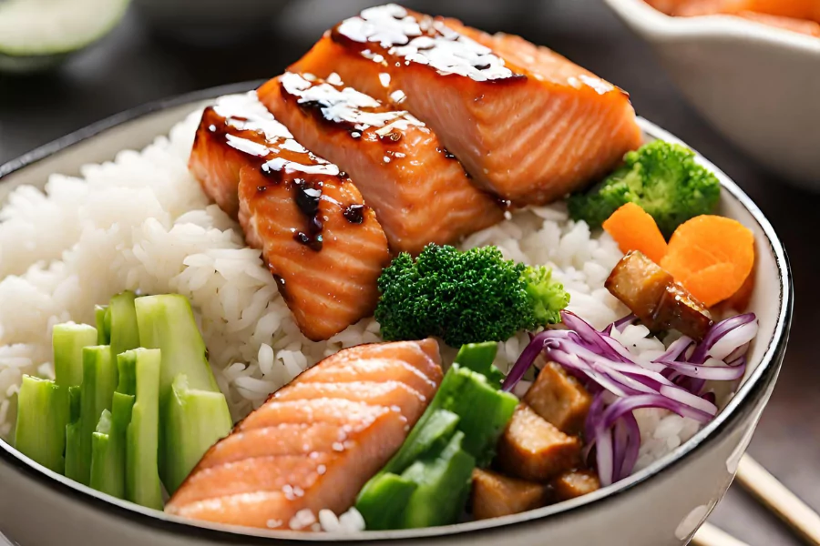 Deliciously Irresistible Teriyaki Salmon Bowl Recipe
