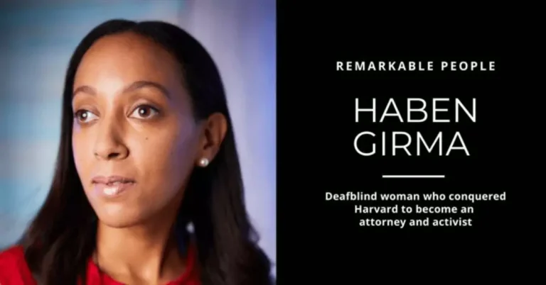 ‘Haben Girma’ The Inspiring Journey of a Deafblind Harvard Law Graduate and Disability Rights Advocate
