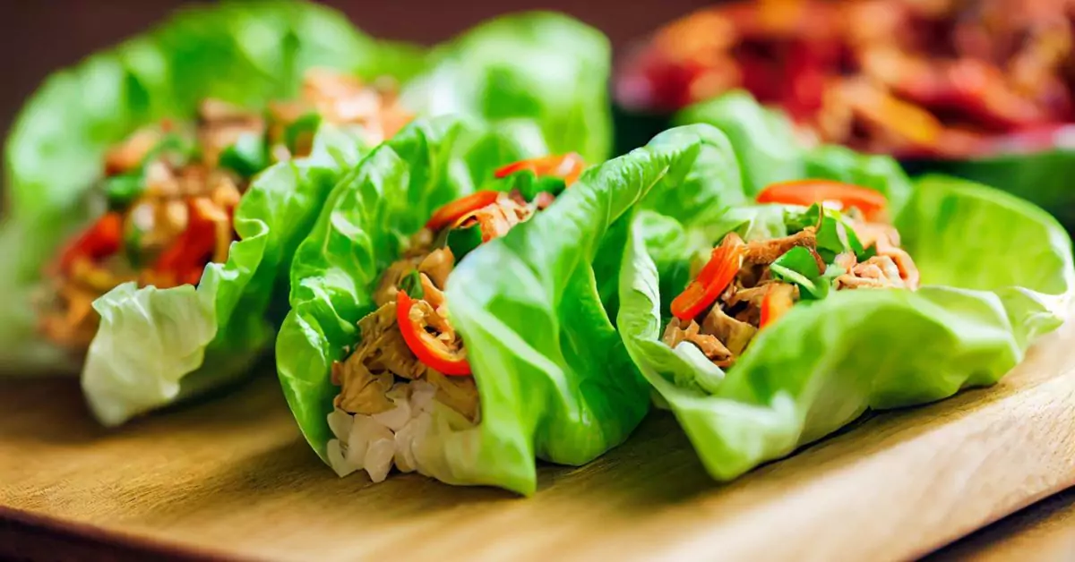 Tofu and Mushroom Lettuce Wraps Recipe