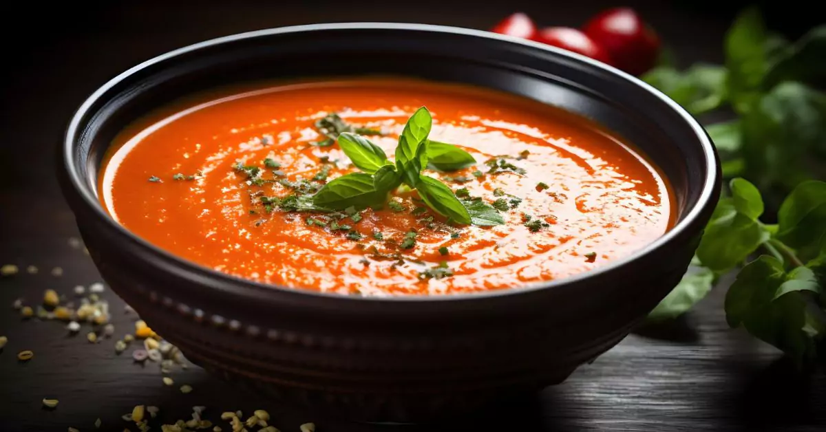 Hearty Tomato and Red Lentil Soup