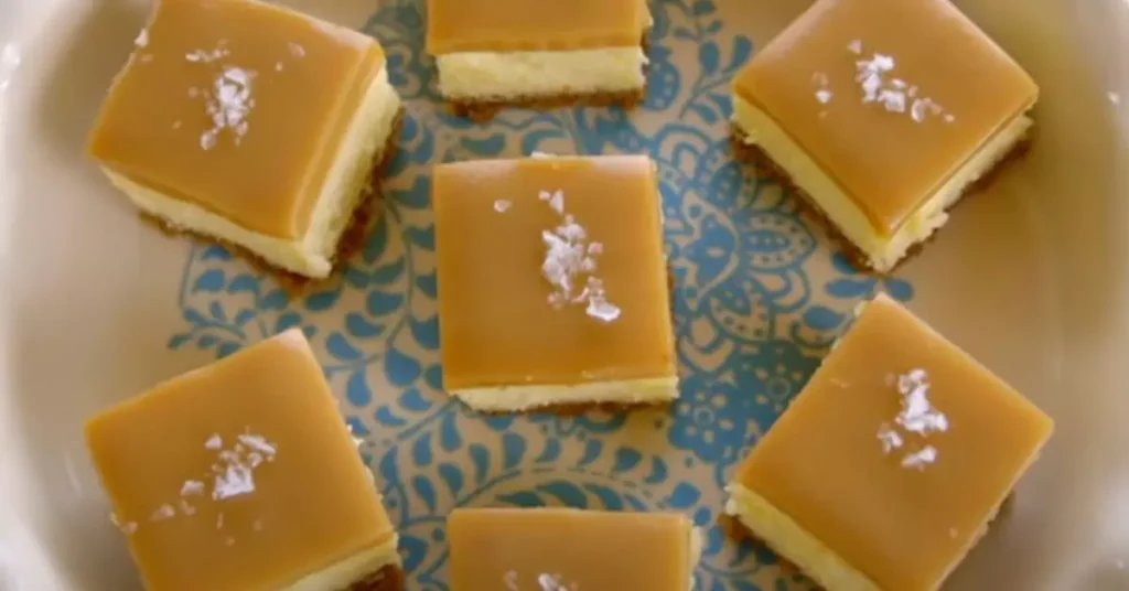 Salted Caramel Cheesecake Squares Recipe