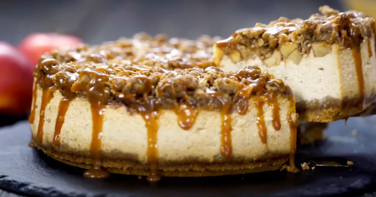 Apple Caramel Cheesecake Pie Recipe