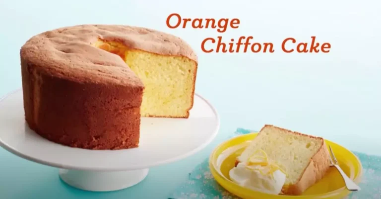 Orange Chiffon Cake Recipe Blog