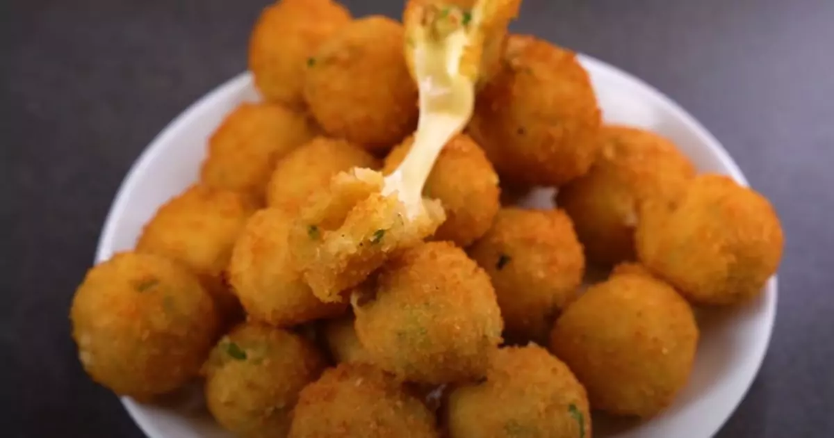 How to Make Irresistible Crispy Potato Cheese Bites/Balls at Home
