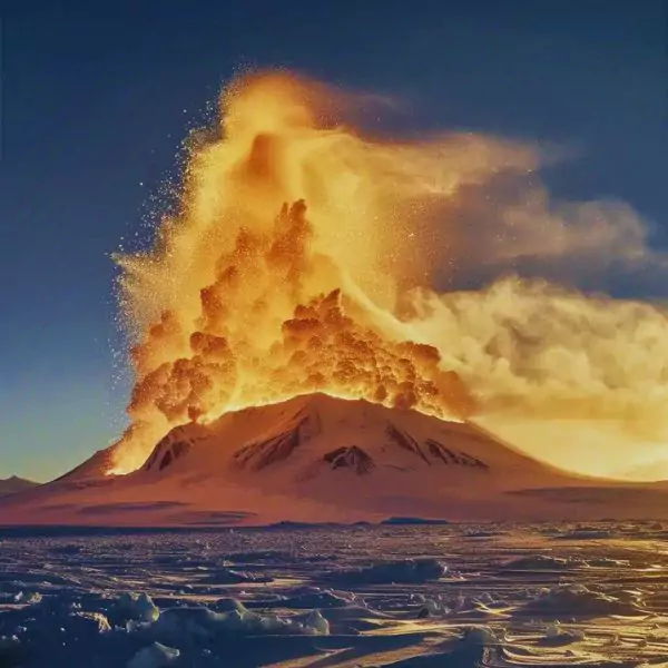 The Antarctic Volcano Mount Erebus That Spews £5,000 of Gold Dust Daily – A Scientific Marvel