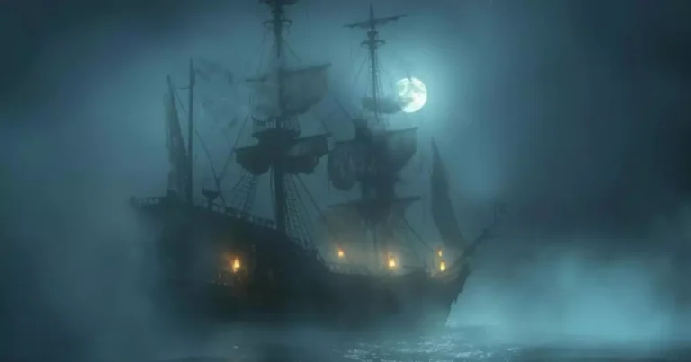 Haunting Moment Ghost Ship Spotted by Sailors Near the Bermuda Triangle