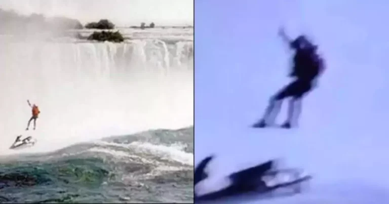 Chilling Final Moments Captured in Niagara Falls Photo of Stuntman Before Disaster